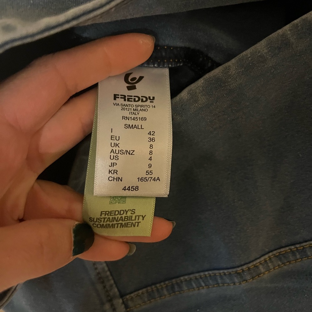 Freddy Light Blue Women's Jeggings - Slim Fit - Picture 9 of 9